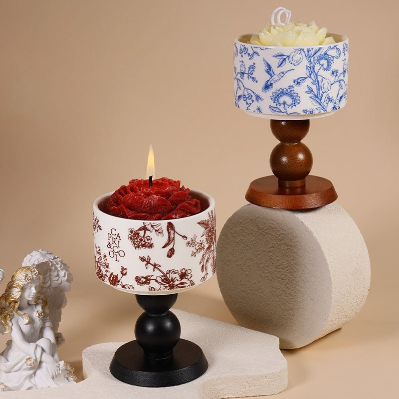 Aromatherapy Candle Chinese Style Fragrance Smoke-free Lasting Fragrance Atmosphere Decoration