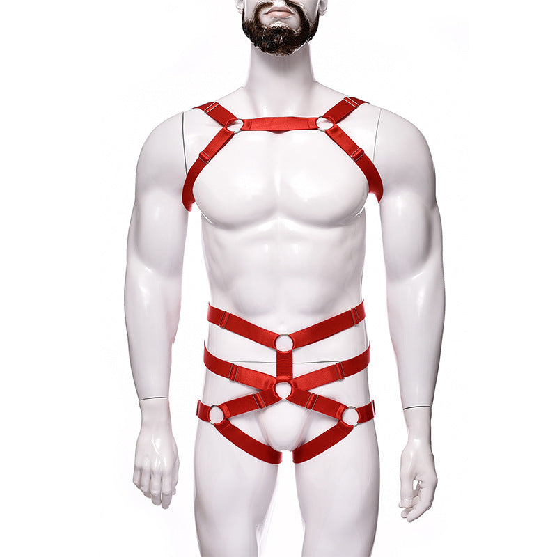 Hollow Out Harness Underwear Suit