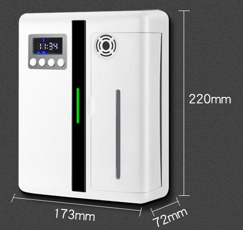 Fragrance machine in hotel lobby