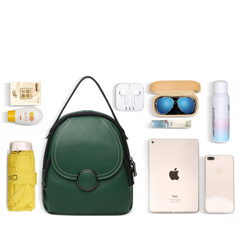 Ladies Fashion Leather Backpack