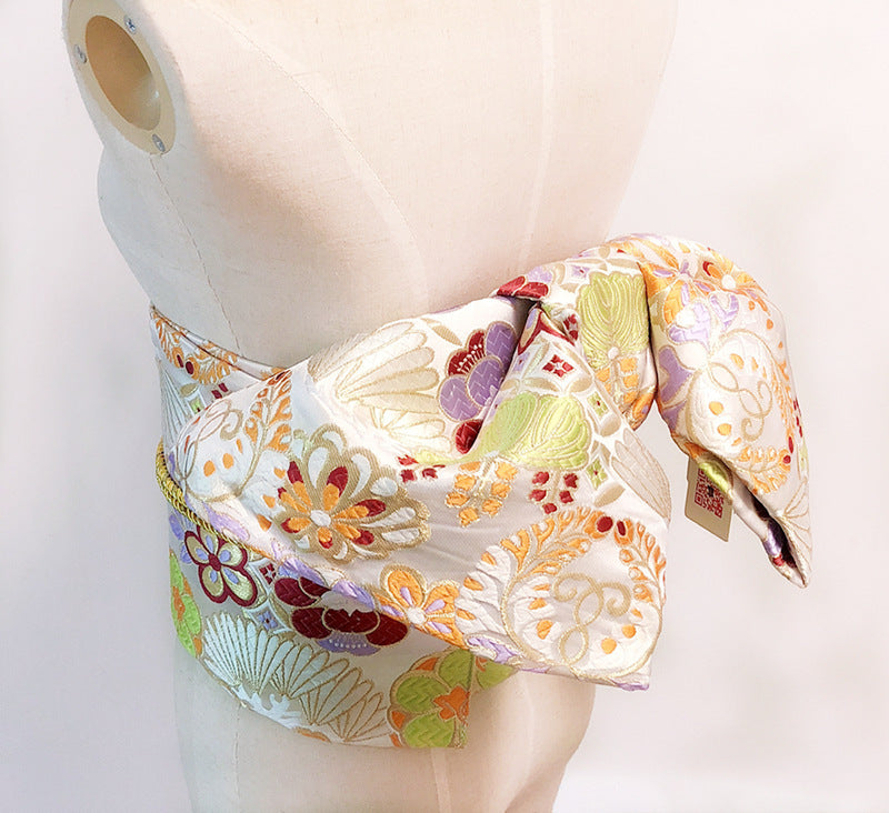 Formal Kimono Brocade Jacquard Cloth, Apparel Accessories Bow Knot