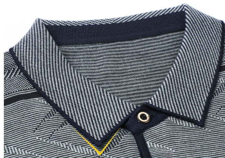 Dad Long Sleeve T-shirt Man Middle Aged Man Pocket