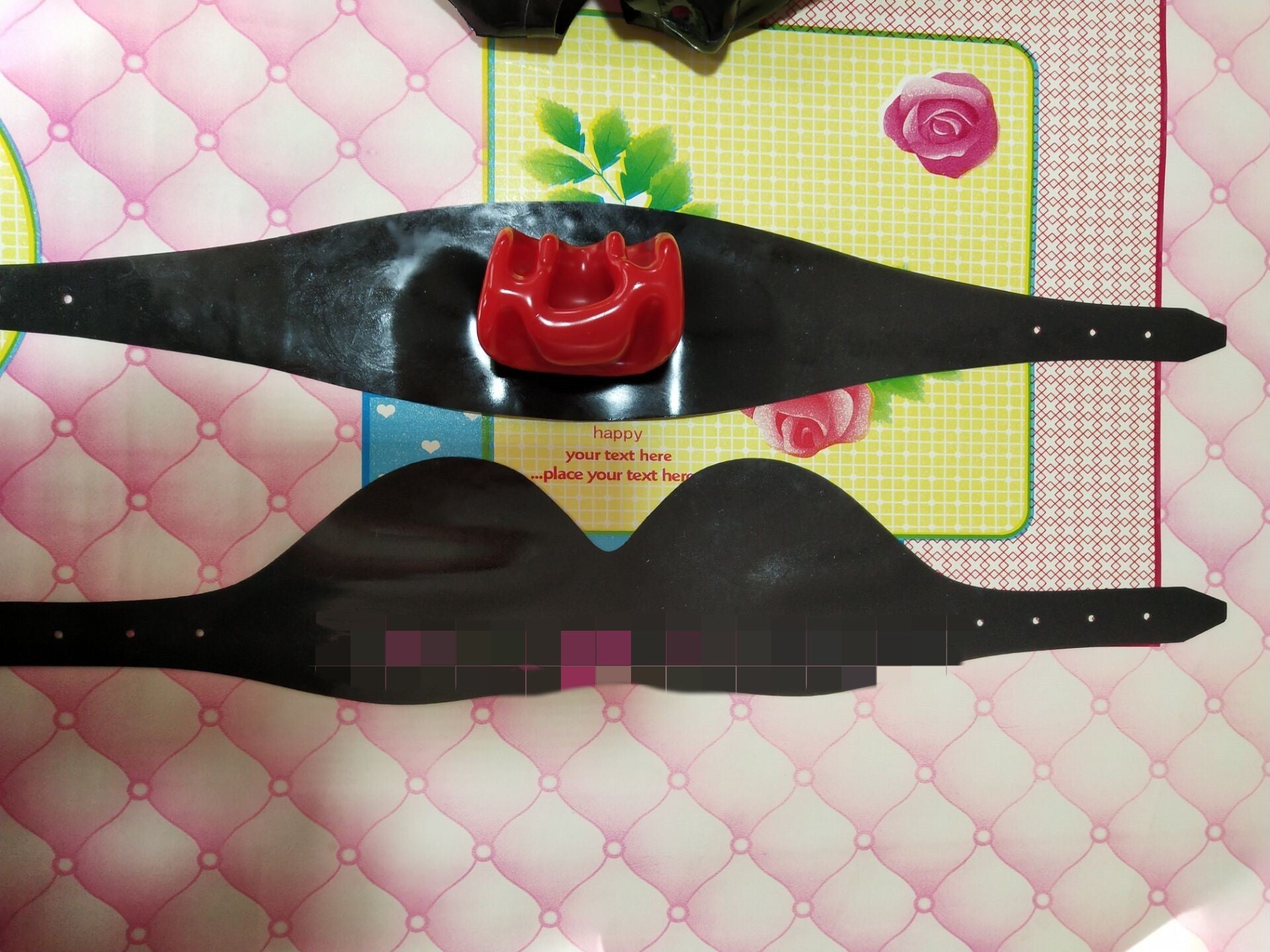 Latex Clothing Latex Head Cover Mobile Eye Mask Mask Braces Full Pack Latex Mask