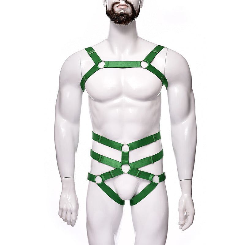 Hollow Out Harness Underwear Suit