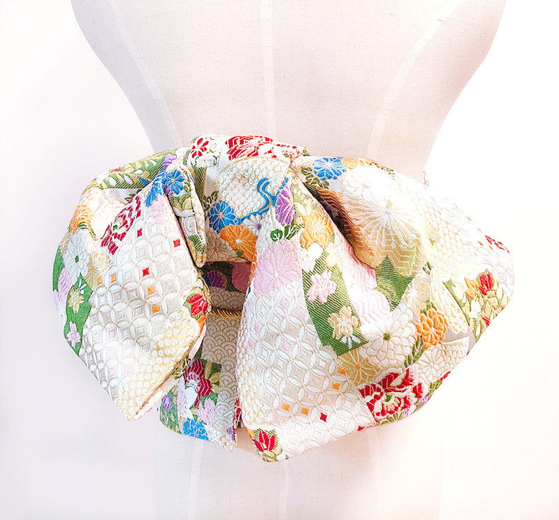 Formal Kimono Brocade Jacquard Cloth, Apparel Accessories Bow Knot