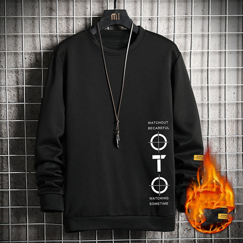 Sweater Men's Spring And Autumn Fat Man Plus Size Handsome And Versatile