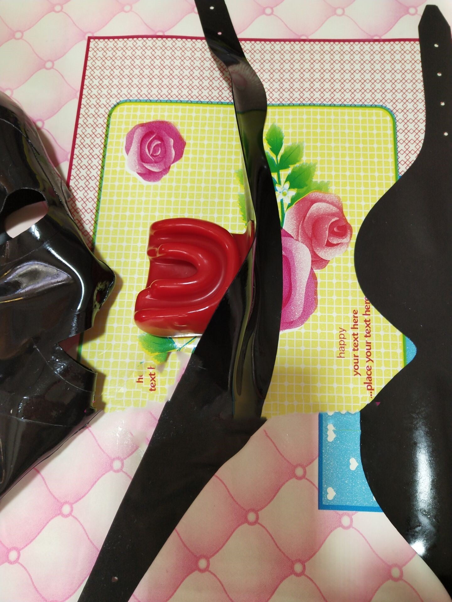 Latex Clothing Latex Head Cover Mobile Eye Mask Mask Braces Full Pack Latex Mask